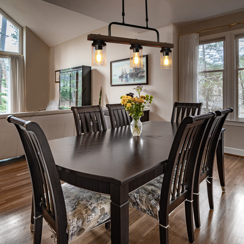 17 Stories Kitchen Island Pendant Lighting With Bubble Glass Shade Industrial Rustic Chandelier Retro Ceiling Light Or Edison Vintage Hanging Light Fixture 3 Lights Reviews Wayfair Canada